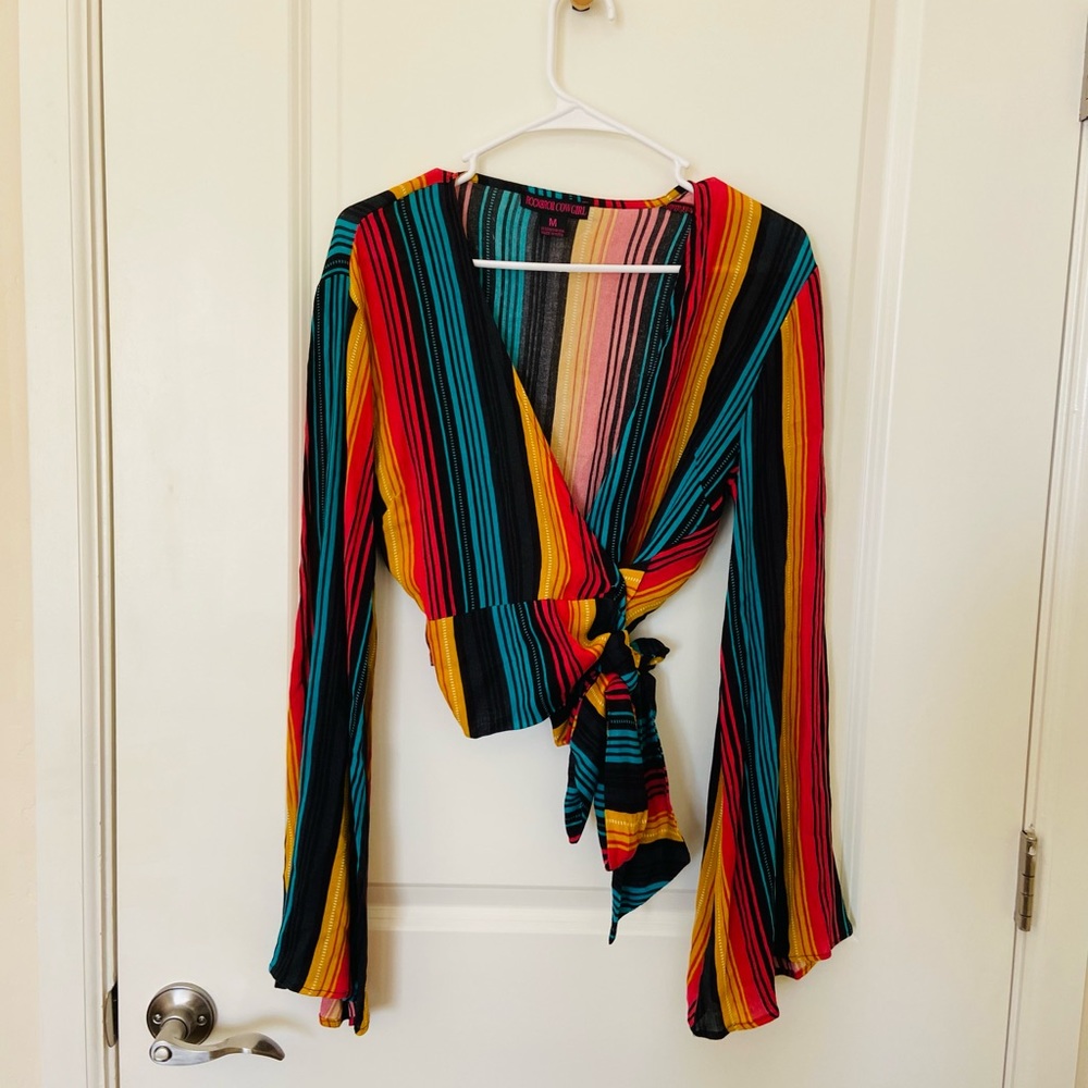 Brand New Rock&Roll Cowgirl Side Tie Long Sleeve